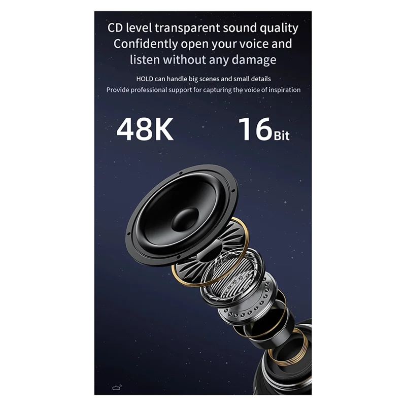 Micrófono Lavalier inalámbrico A25P con estuche de carga micrófono con chip Plug And Play 2,4G