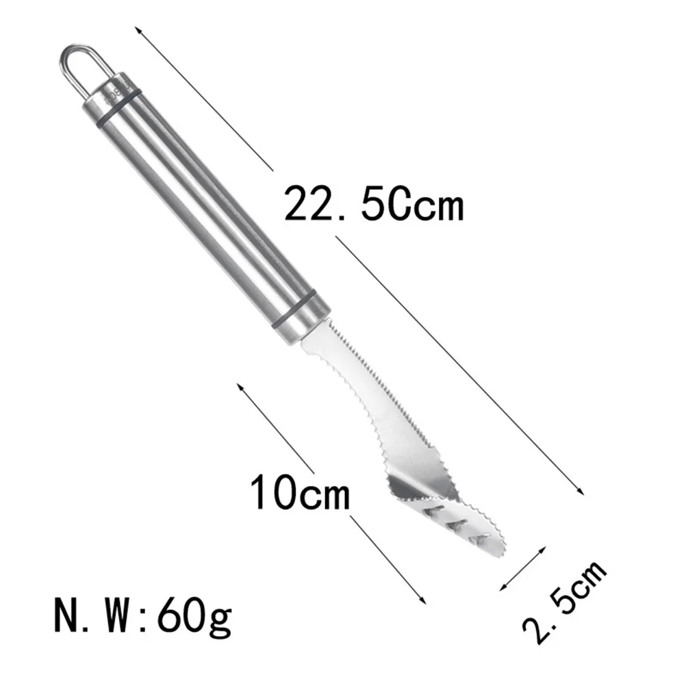 

2PCS Pepper Corer Stainless Steel Chili Corer Practical Pepper Remover Multi-purpose Corer for Kitchen Use Silver