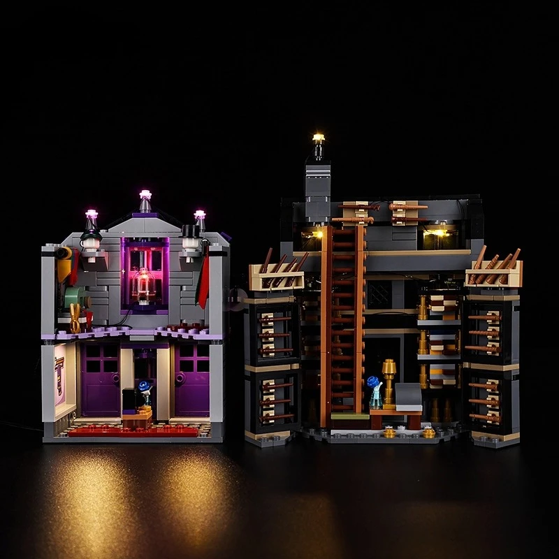 Kein Modell LED-Beleuchtungsset passend für LEGO Ollivanders & Madam Malkin's Robes 76439 (Bausteine nicht im Lieferumfang enthalten)