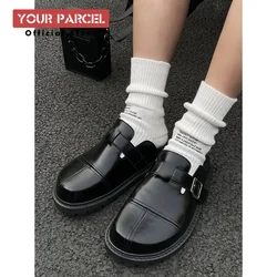 YOUR PARCEL oryginalne buty dla ptaków męskie kapcie zewnętrzne skórzane niszowe Split Design letnie oddychające buty Muller