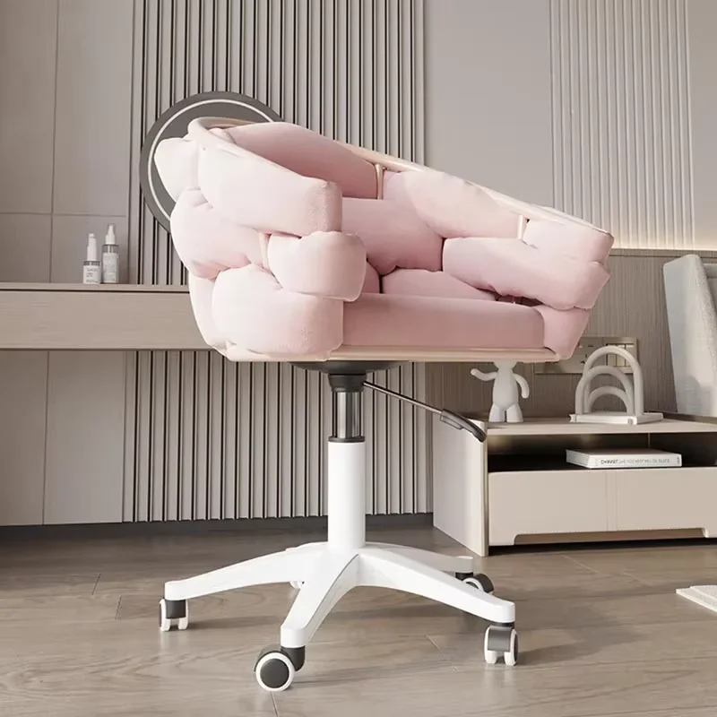 Fancy Backrest Office Chair Support Design Floor Lazy Computer Office Chair Swivel Study Cadeira Para Escritorio Furniture