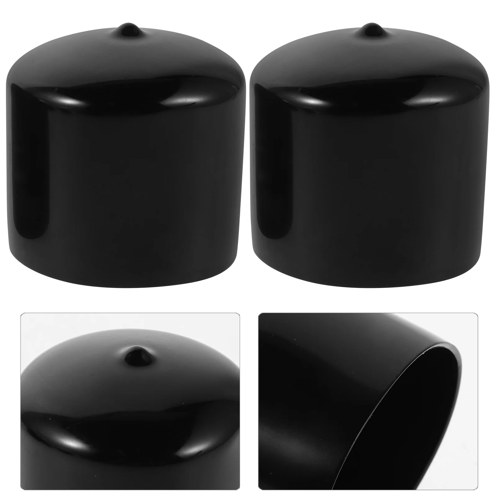 

8pcs Bearing Dust Caps 50Mm Rubber Wheel Hub Plug Trailer Axle Bearings Weatherproof Protective Replacement Marine Utility