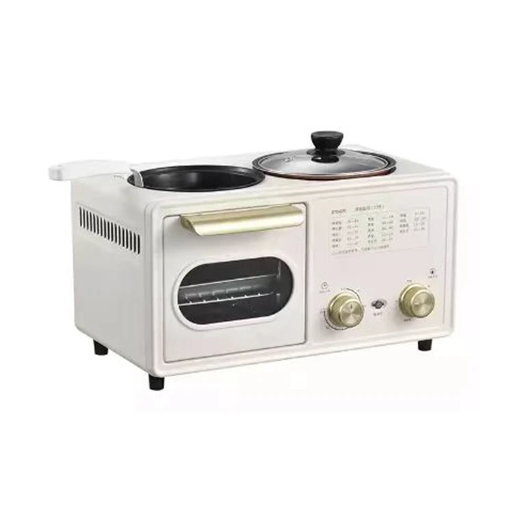 3 in 1 Breakfast Makers Multi-function With Frying Pan,sauce pot, Toast Grill Maker for home Appliances