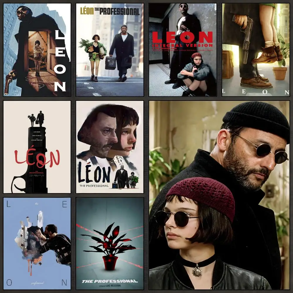Movie Leon The Professional Poster Peel And Stick Wall Art PP Waterproof HD Bedroom Living Room Home Decor Gift