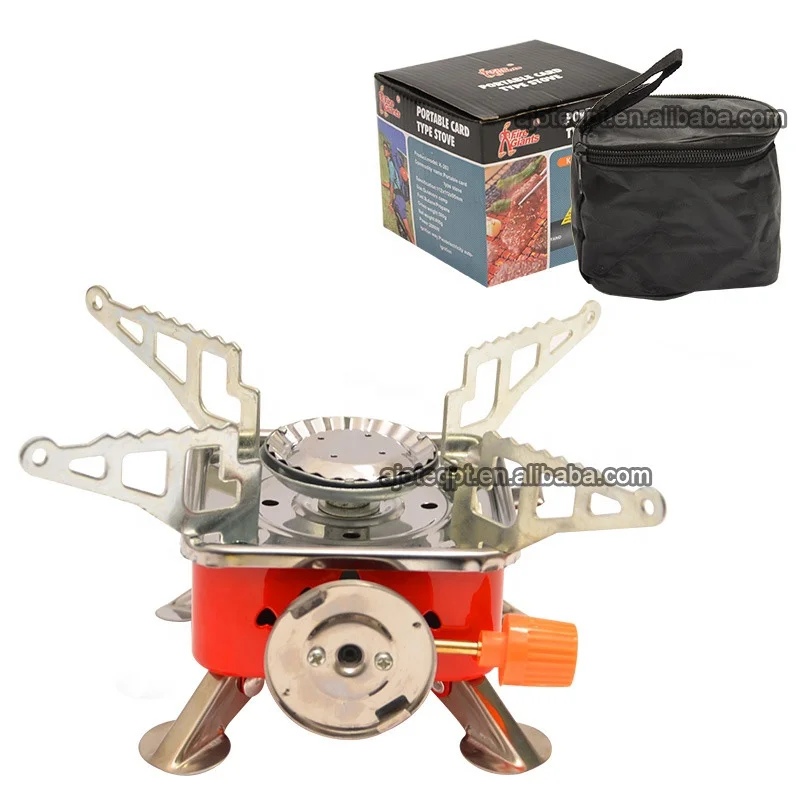 Outdoor Portable Folding Camping Gas Mini Small Square Stove