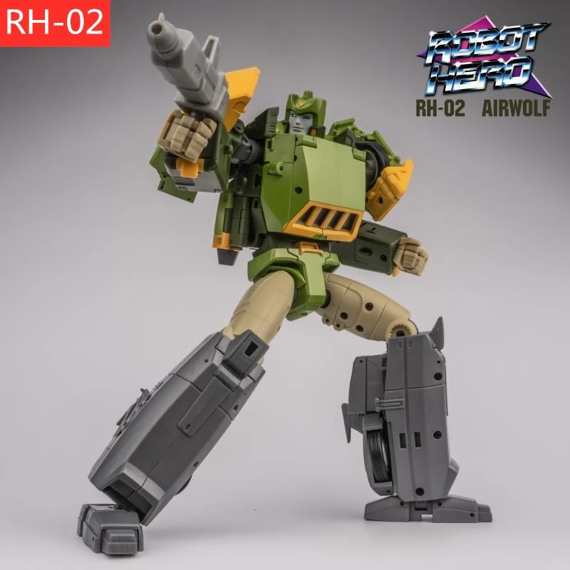 

NEW RobotHero Transformation G1 RH-02 RH02 Springer AirWolf Three Change Warriors MP Scale Action Figure Toys With Box