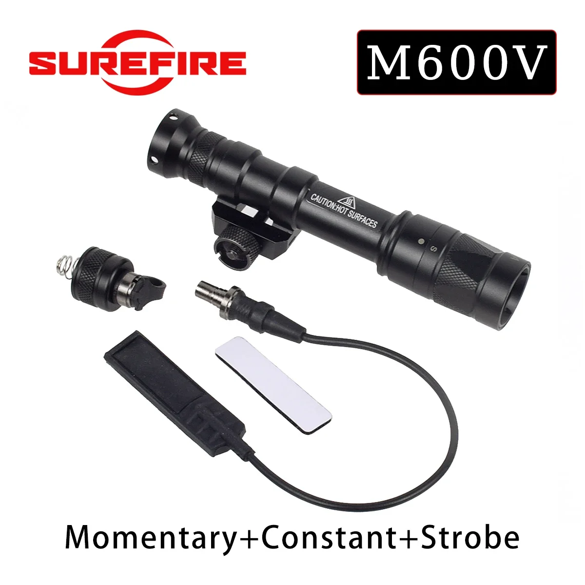 Airsoft Outdoor LED Scout Flashlight Compatible Surefire M600 M300 M640DF M640V M340V M340 With 20mm Rail M-K Mount Outdoor Lamp