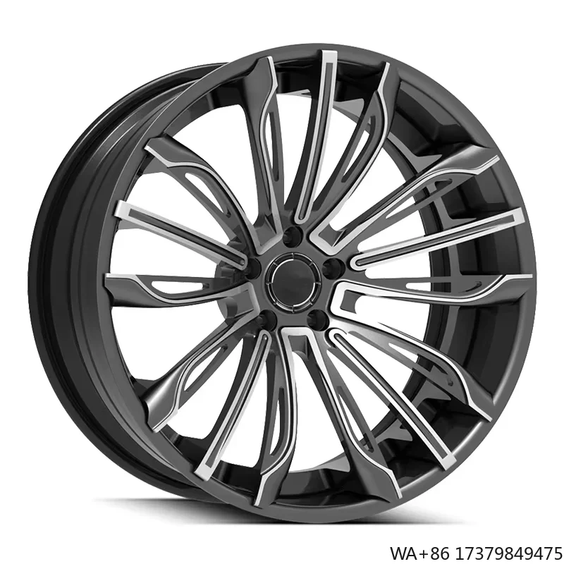 

2-piece Custom Wheels 15 16 17 18 19 20 21 22 23 24 26 28 Inch Forged Wheels for Tesla