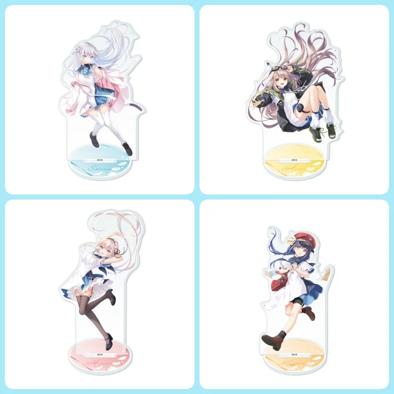 License anemoi Game Peripherals Acrylic Standee Clear Vivid Print With Base Tabletop Decoration Collectible Souvenir Keychain