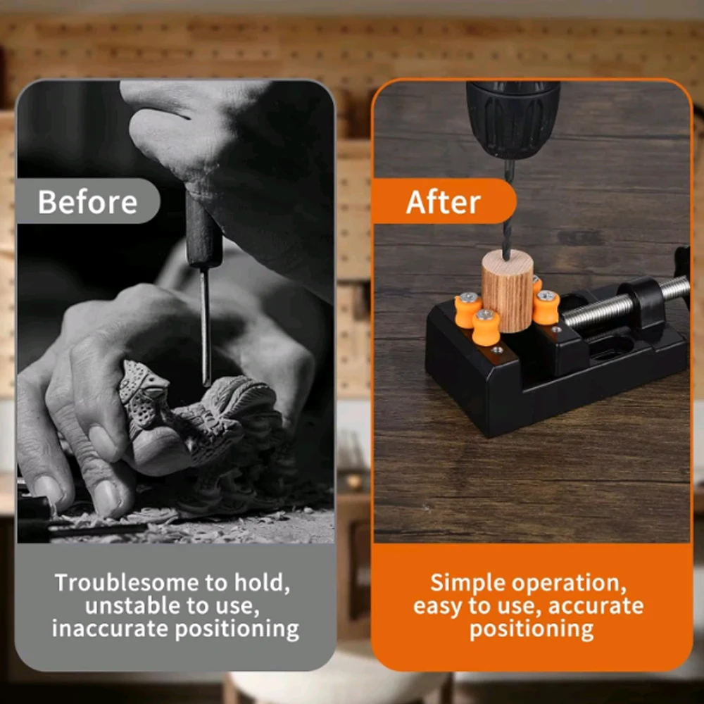 Portable Mini Universal Flat Clamp with Parallel Table Pliers for Watch Repair Sculpture Craftsmanship Jewelry DIY Carving Tool image 4