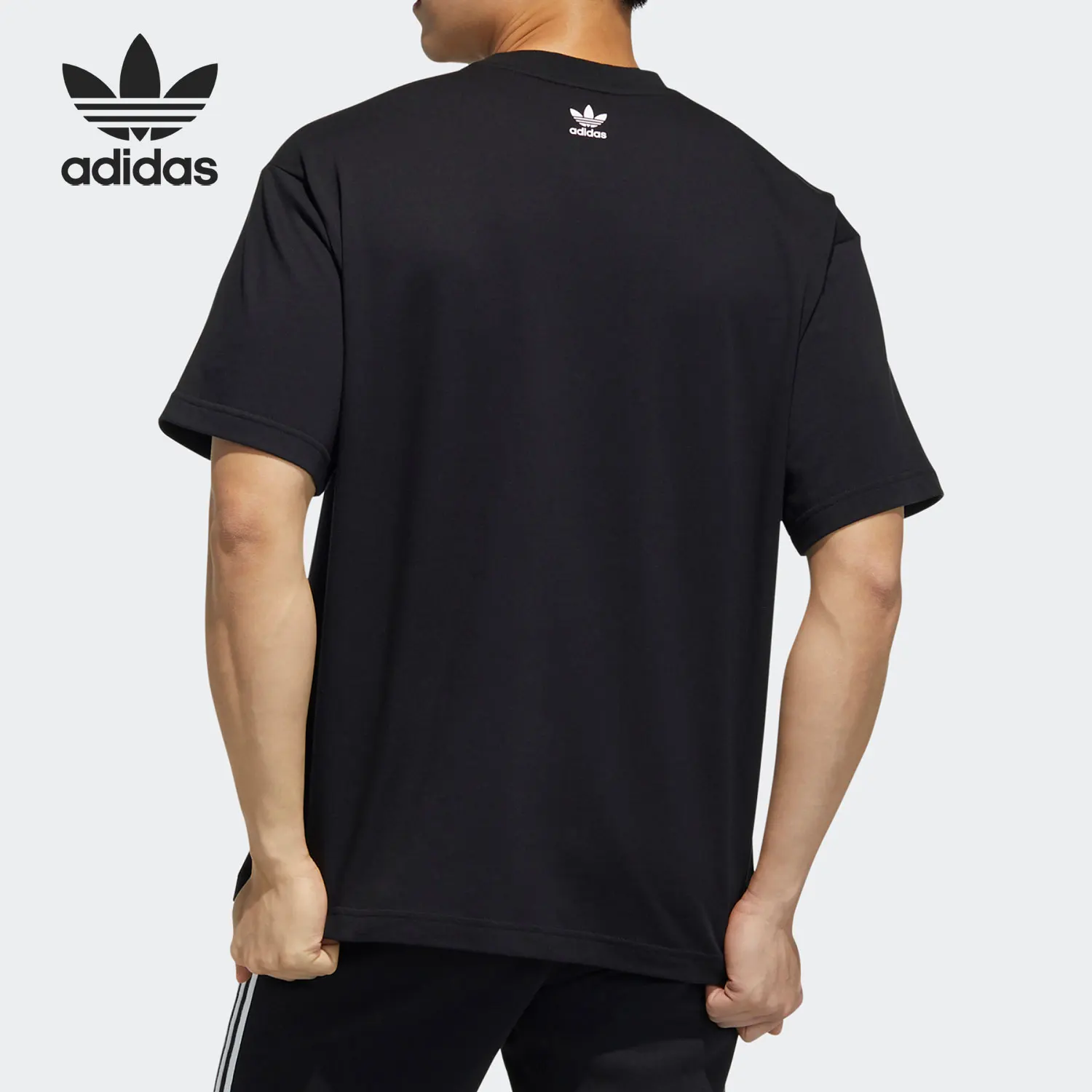 Adidas genuine clover men's honey bee round neck short sleeved sports T-shirt HB6859