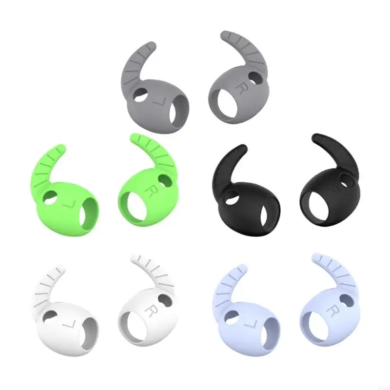 H37F 5 Pair Earbud Tips Covers Silicone Earpieces Noise Isolating Long Wear User Friendly Prolonged Use Durability for Buds 3