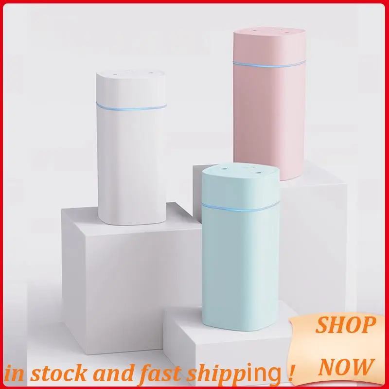 

Colorful Night Light Small Humidifier Double Spray Air Atomizer USB Silent Home Humidifier Car Purifying Air Spray Green Durable