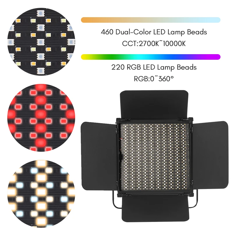 TOLIFO rgb Фото приложение DMX полноцветная светодиодная панель видео фото светильник GKS100RGB для видеосъемки youtube vlog потоковая передача