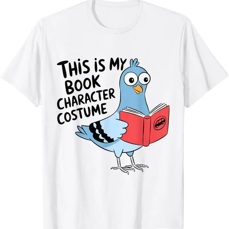 

This Is My Book Character Costume Funny Pigeon Kids Reading T Shirt