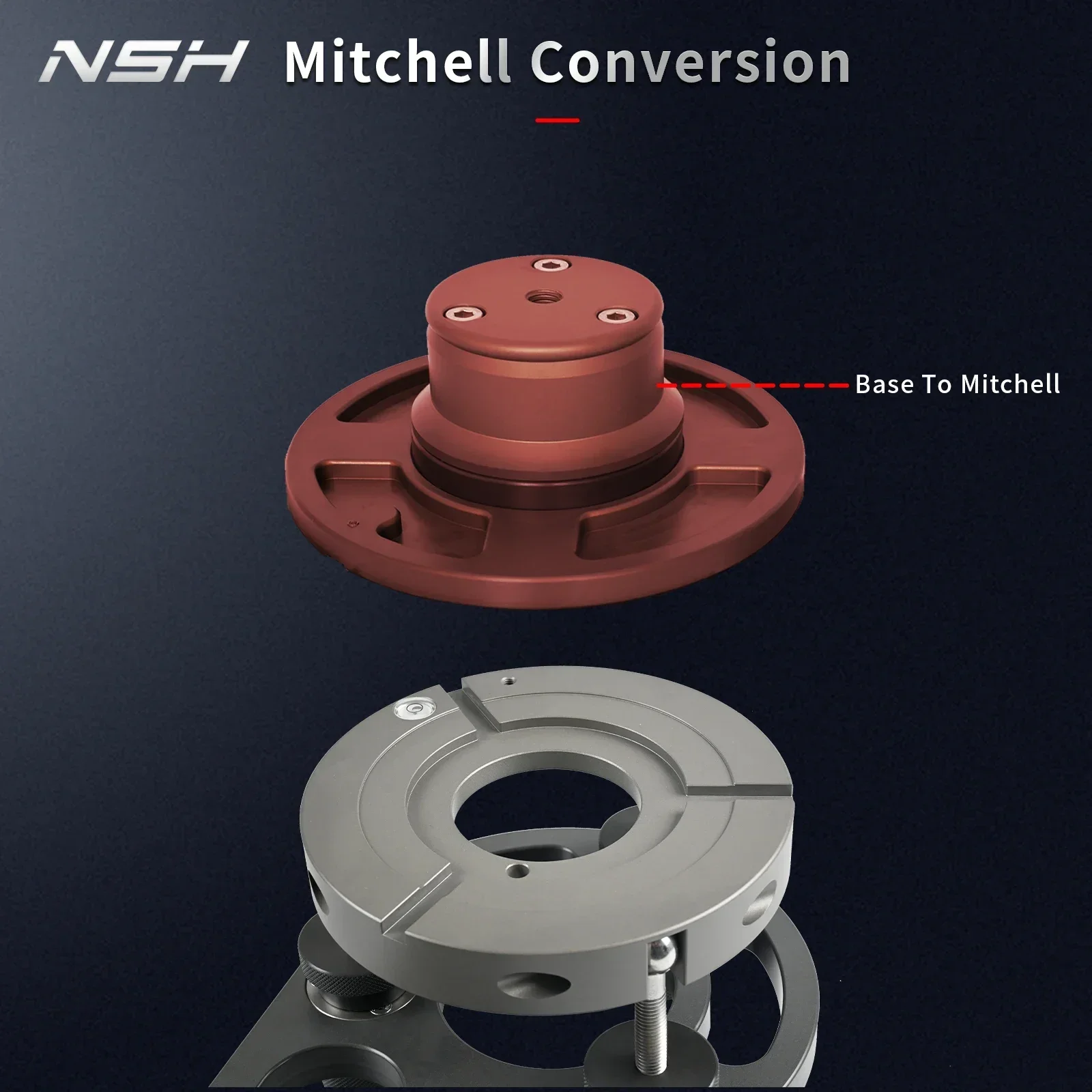 NSH 7" Off-Set Euro To Mitchell 3-Way Leveller Camera Accessories Dolly Bazooka Jibs Crane For Making Film - view 6