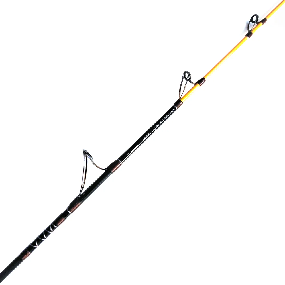 

Горячие продажи на складе, 1,95 м, 2-секционная удочка для отсадки, стекловолокно, медленный шаг, удочка для отсадки по берегу, 10-30 фунтов