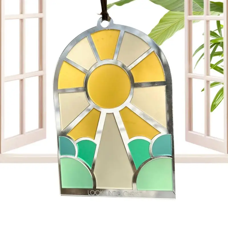 Acrylic Sun Catcher Bedroom Wall Decor Sun Catcher Pendant Acrylic Art Crafts Creative Ornament For Home Backyard Bedroom