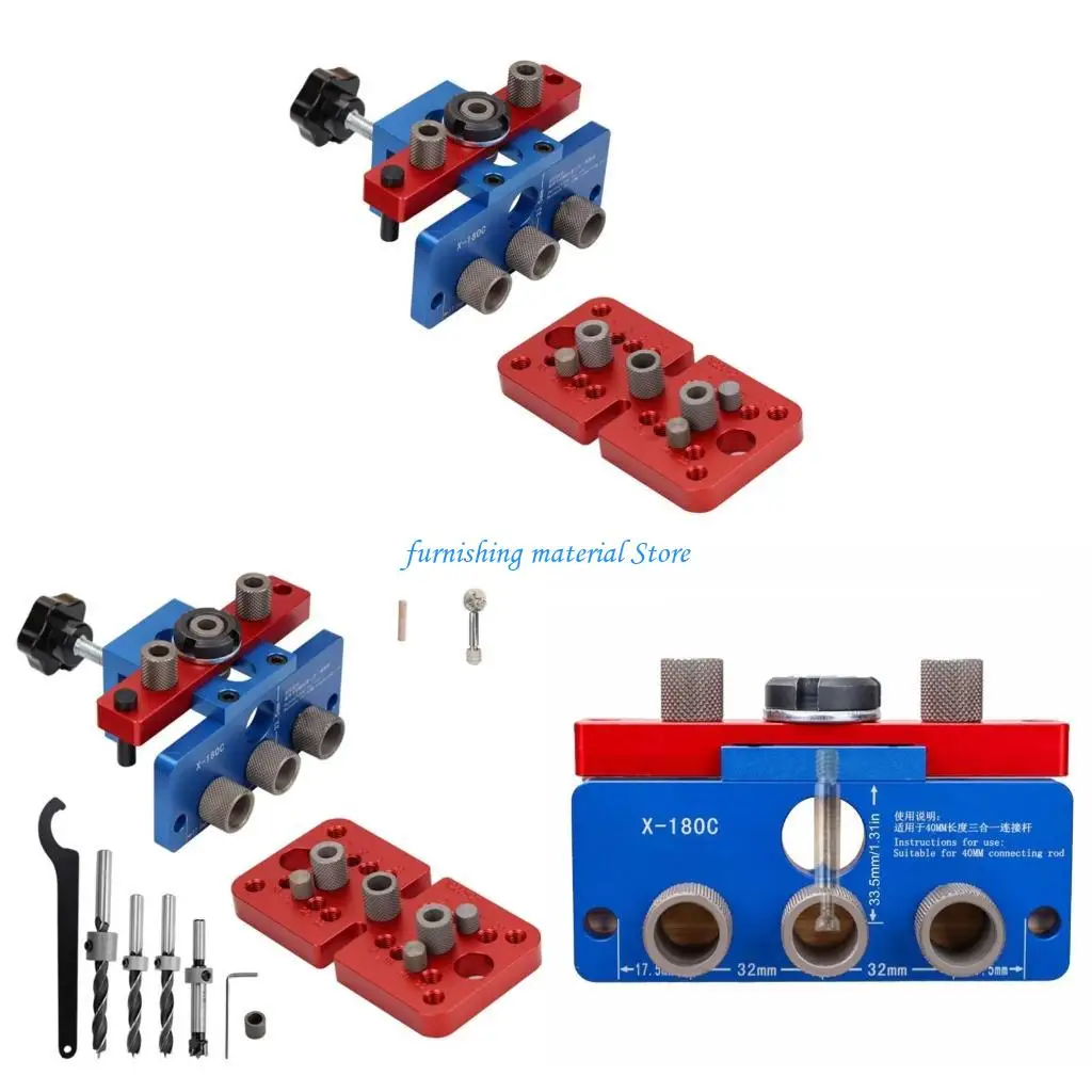 Y5GD Woodworking Drill Drill Guide Hole Modelo Posicionadores da Ferramenta para posicionamento preciso do orifício para