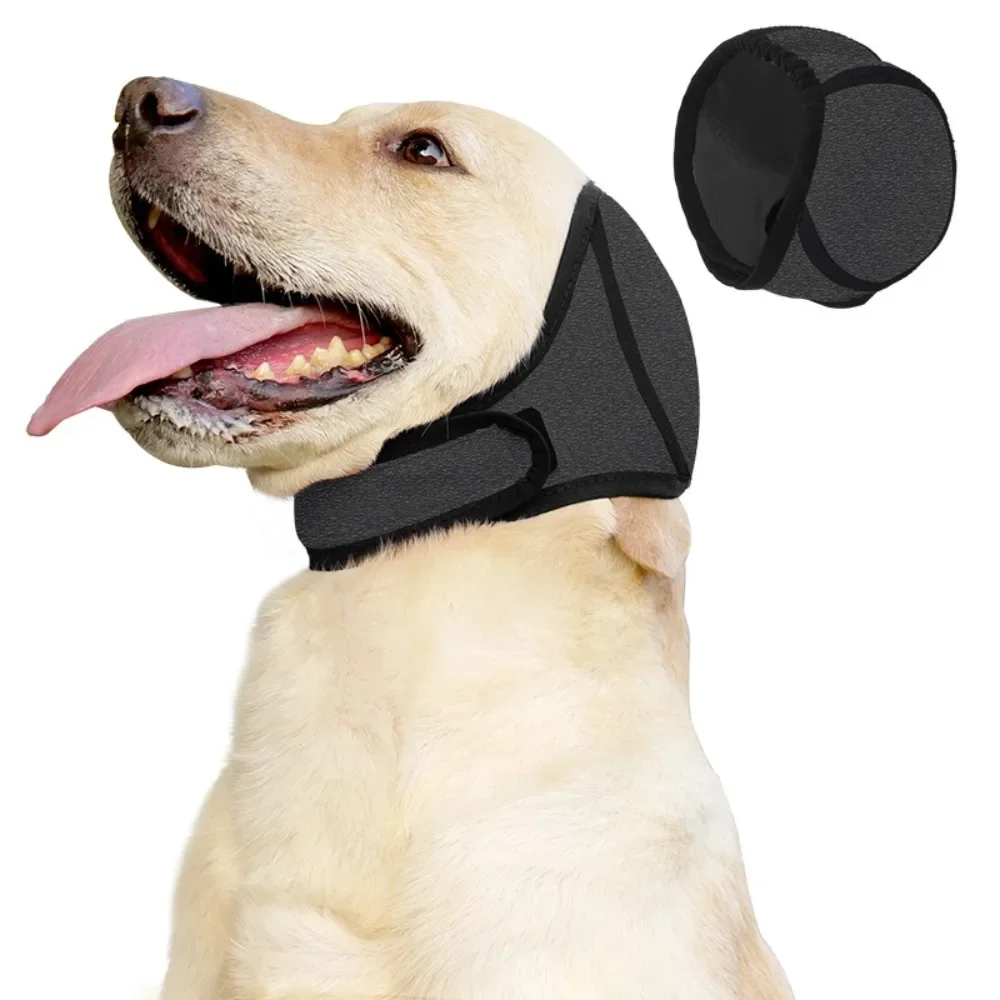 Protetores de orelha para tosa de cães, protetores de ouvido macios e quentes à prova de ruído, proteção auditiva para cães e gatos, à prova d'água