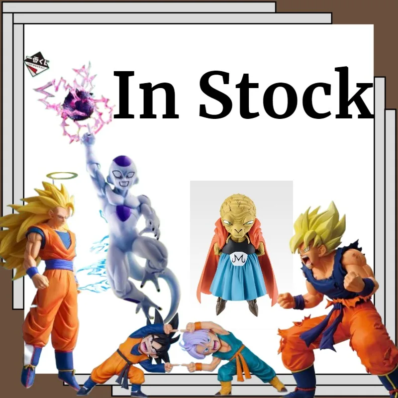 

In Stock BANDAI Ichiban Dragon Ball BATTLE OF THE SUPER SAIYAN Son Goku Majin Buu Model Toys Figures Desktop Decoration