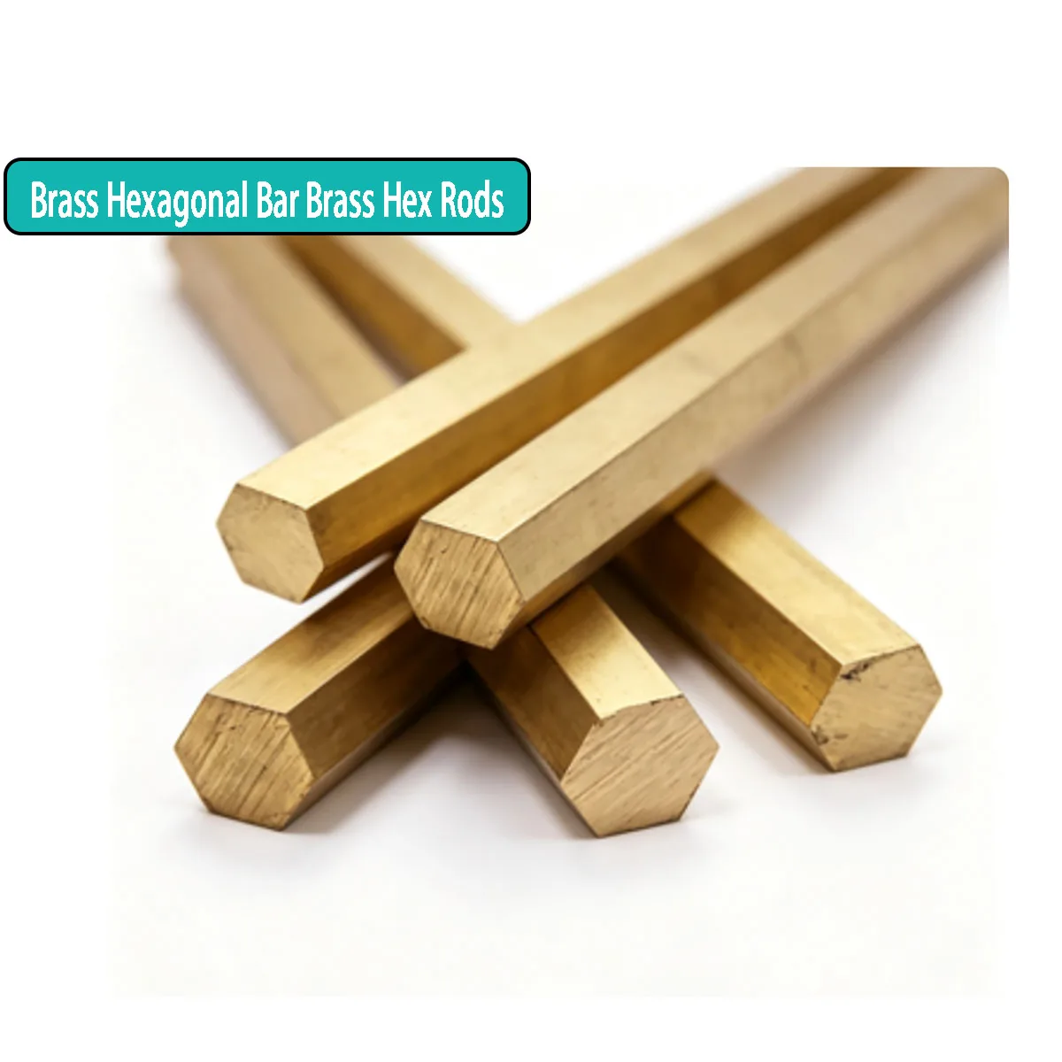 Brass Hex Rod Bar Solid Hexagonal Brass Bar 3mm-40mm CNC Machinable Copper Hex Stock