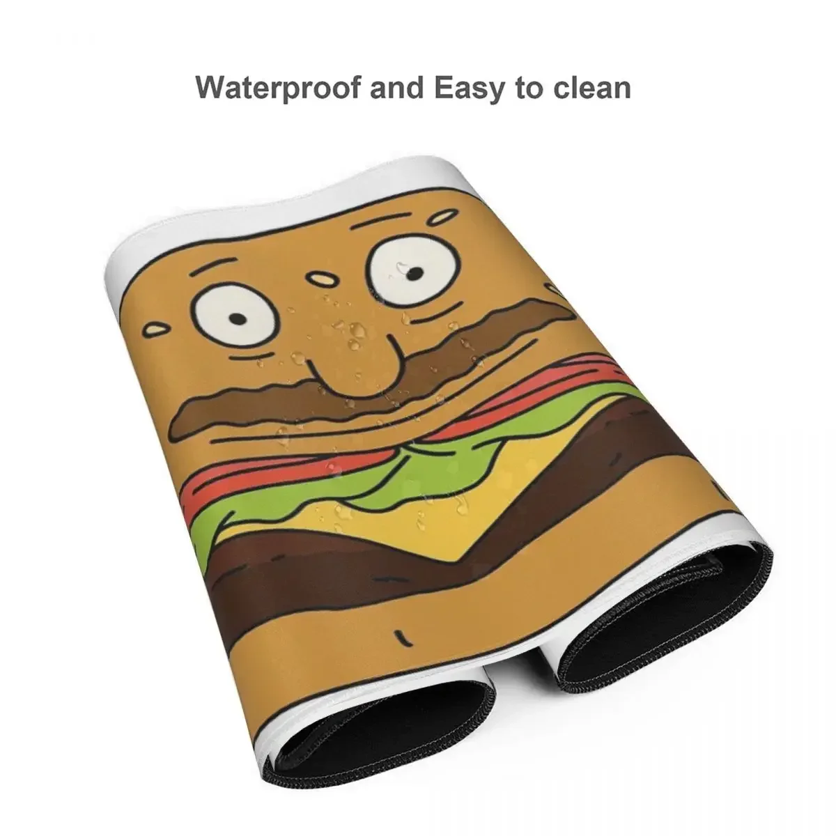 Bob As A Burger Large Mouse Pad Computer Keyboard Mouse Mat Gamer PC Laptop Desk Mat Office Accessories Table Mats