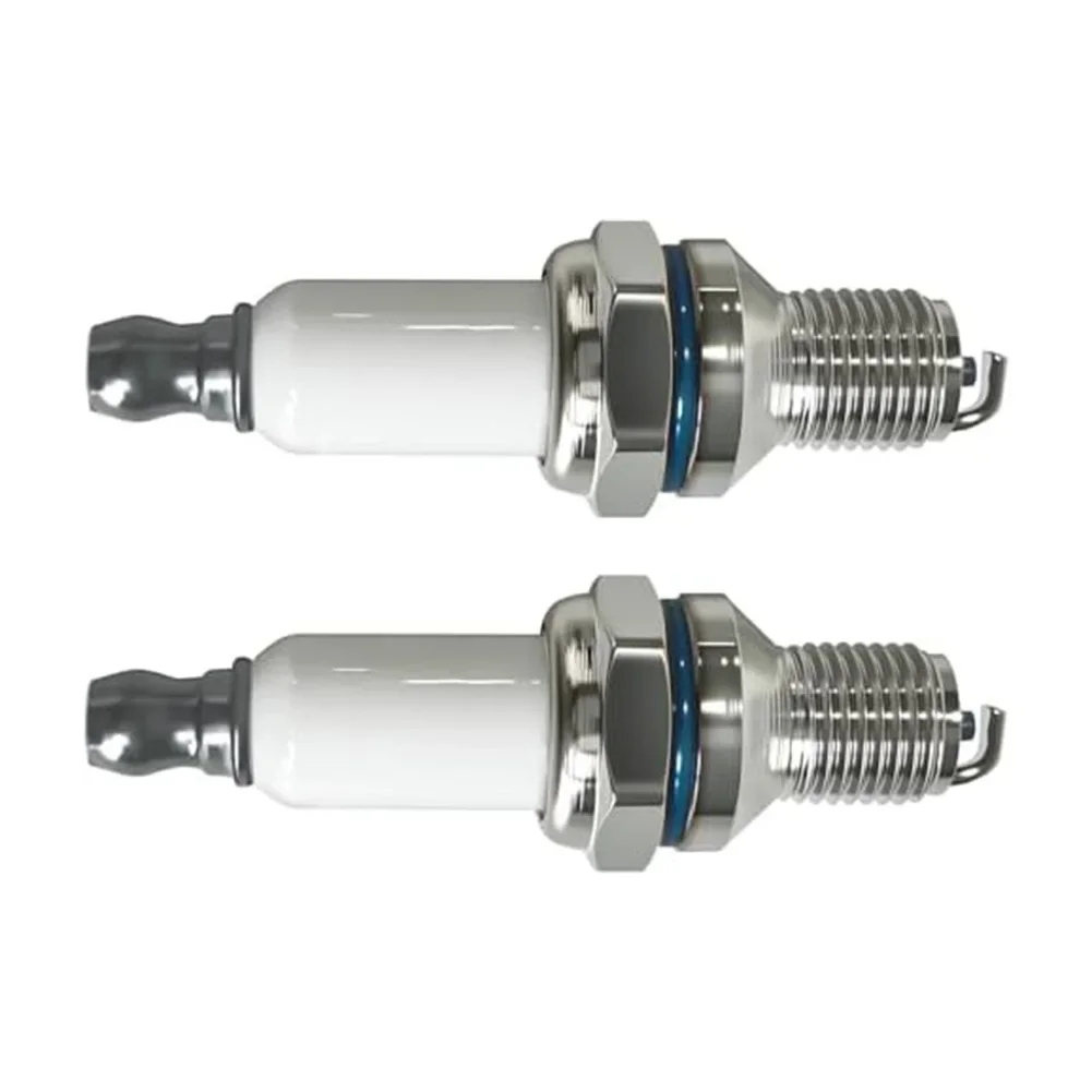 Spark 2 pièces pour remplacement CHAMPION RDZ4H, à utiliser avec les tondeuses à gazon, les débroussailleuses et les cultivateurs, spécifications de filetage 10 mm x 12,7 mm