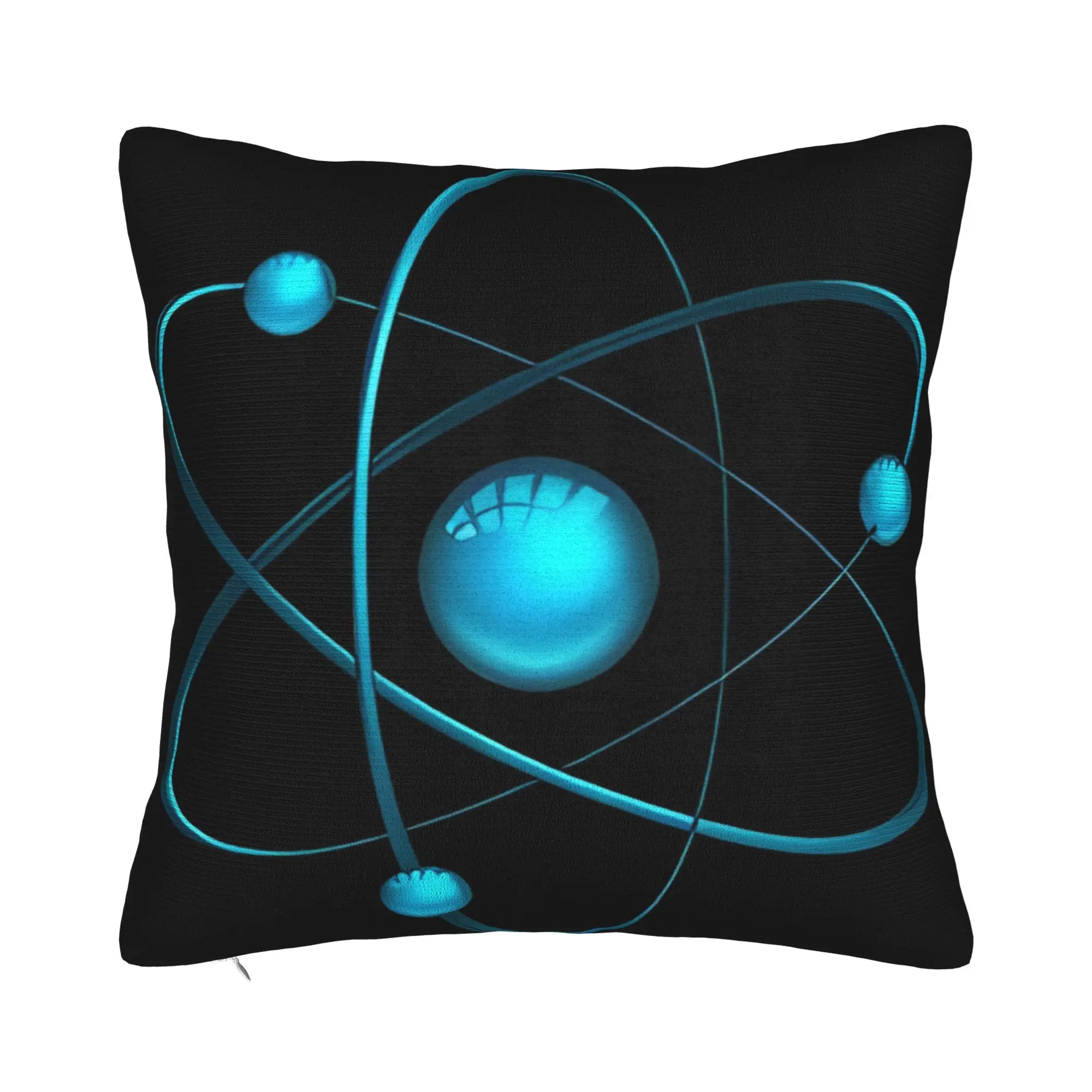 Never Trust An Atom3 Winter Holiday Farmhouse Home Deco Never Trust An Atom Pillow Cover Soft Durable