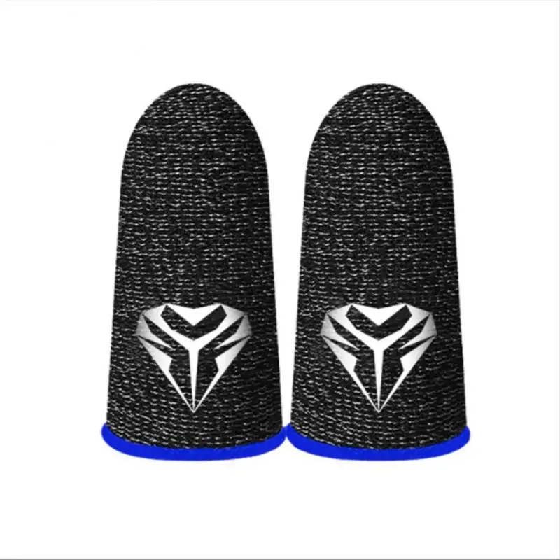 Funda para el dedo para juegos PUBG, cubierta luminosa para las yemas de los dedos, antideslizante, transpirable, guantes para el pulgar para juegos móviles