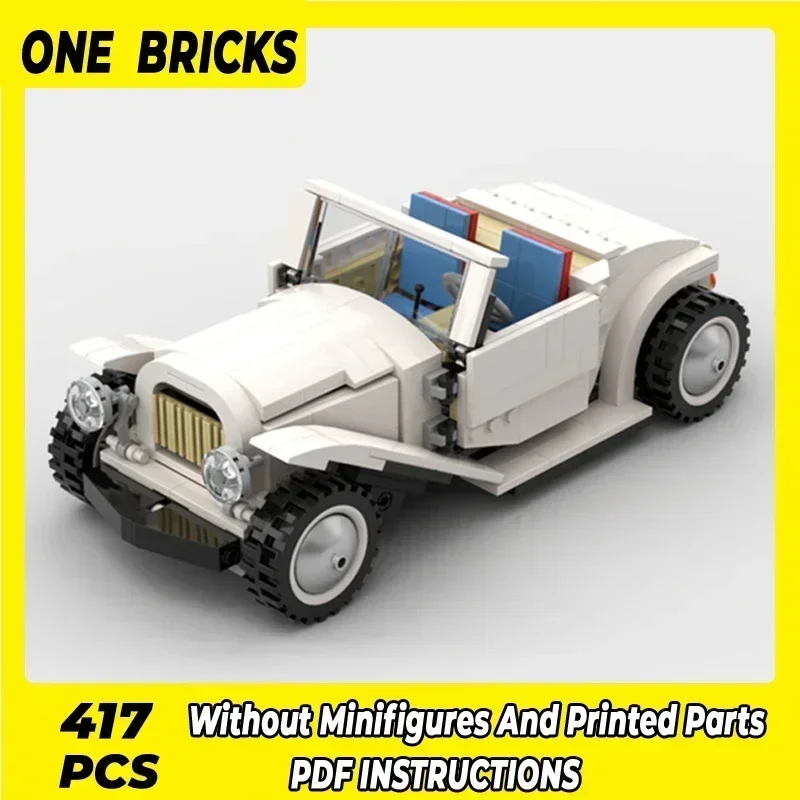 

Технические Moc Bricks, классическая модель автомобиля, винтажный суперкар, модульные строительные блоки, подарки, игрушки для детей, наборы «сделай сам», сборка