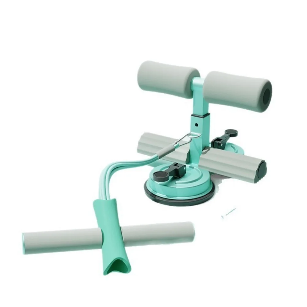 

Dual Suction Cups Sit-up Assistive Bar Adjustable Height Ankle Support Fitness Situp Equipment With Tension Rope Non-slip