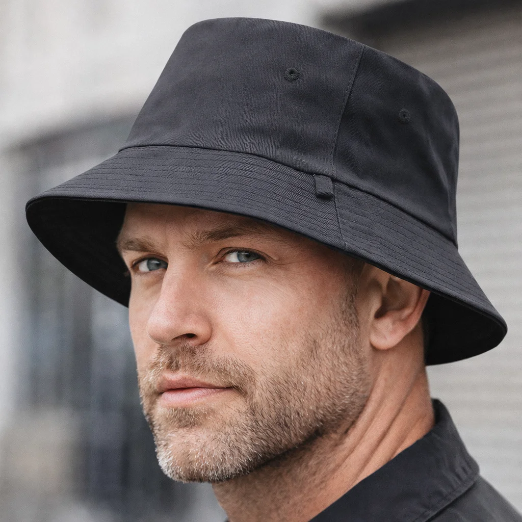 Big Head Bucket Hat 62-64cm Oversized Cotton Fisherman Cap Double Sided Wear Summer Sun Hat Wide Brim UV Beach Travel Unisex