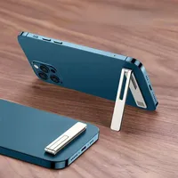 Ultra-thin Mini Magnetic Replicate Mobile Cell Phone Holder Bracket Metal Desktop Stand Universal Support Folding Kickstand Rack