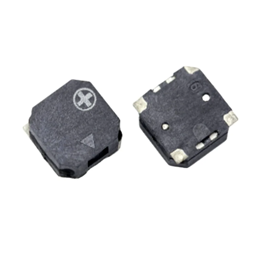 50PCS Beelee 80db SMD Monami 7.5*7.5mm Piezo Active Buzzer Highlighter Plastic Pastel 601 With Black Black Market Surface Mount