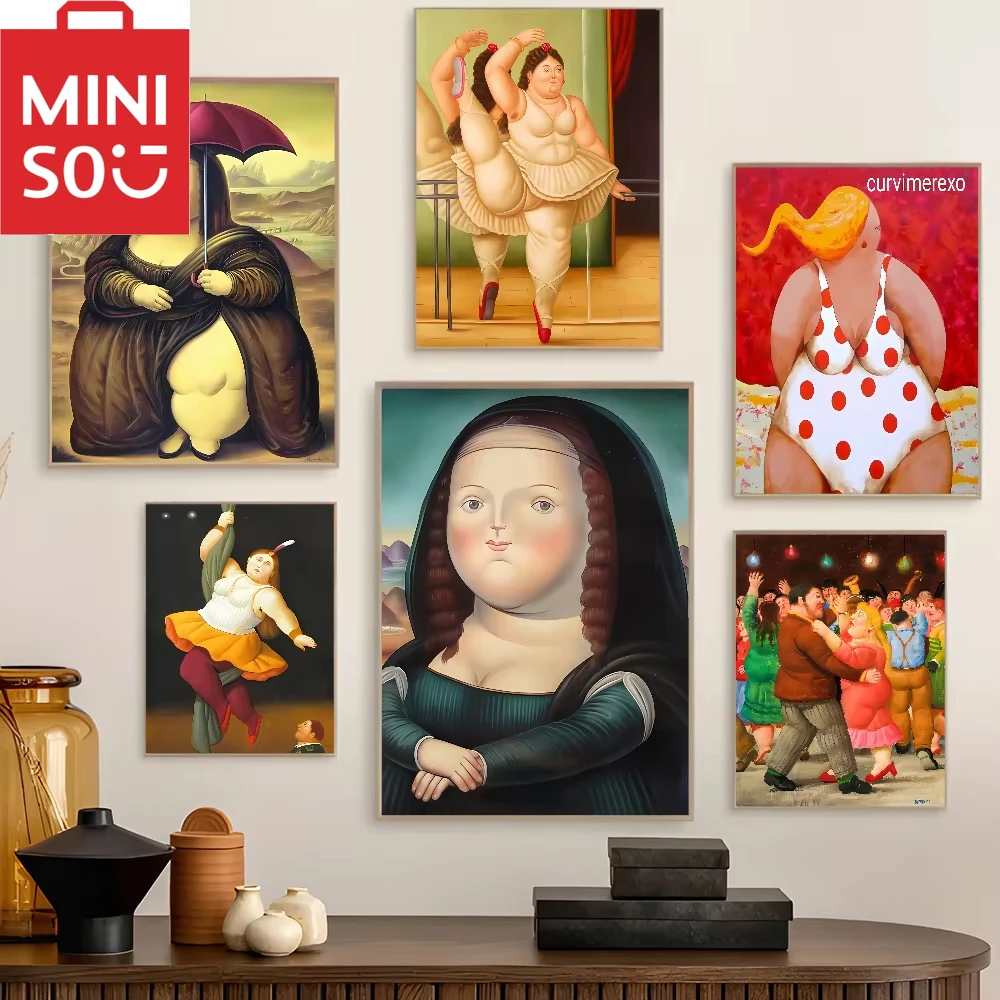 Oil Painting By Number Fernando Botero Dacing Anime Home Decoration Painting Wall Bedroom Room Decor Gift framelesselss