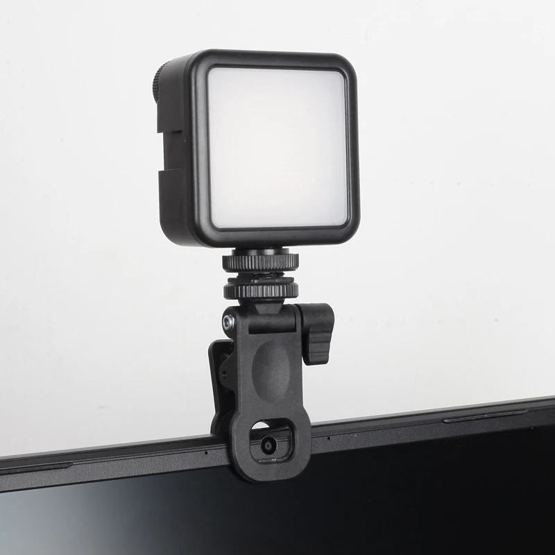 1Pcs Universal Mini Selfie Fill Light Clip Camera Flash Holder 1/4 Screw Mount Mobile Phone Laptop Photography Lamp Mount Clamp