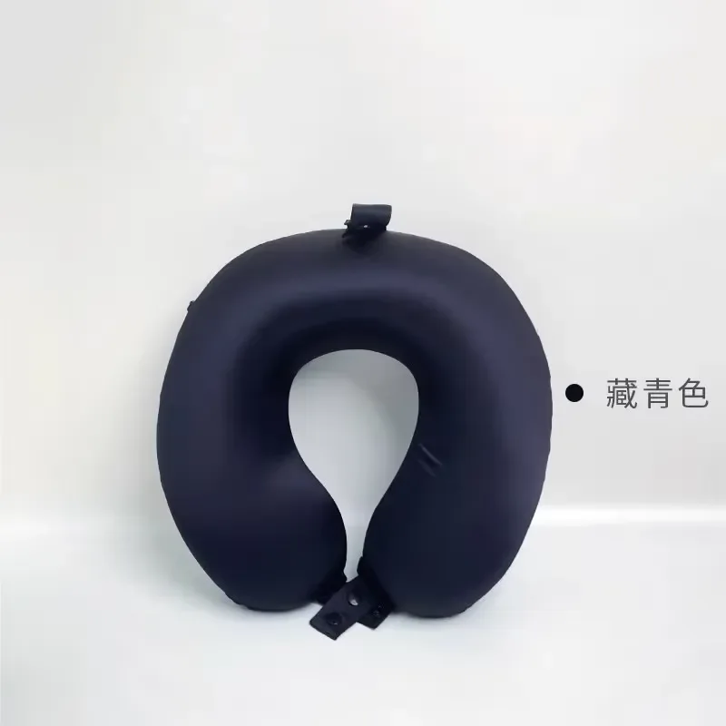 Lightweight U-Shape Air Silk Neck Support Pillow Custom Logo Portable Eco-Friendly Memory Foam Filled Camping Trip