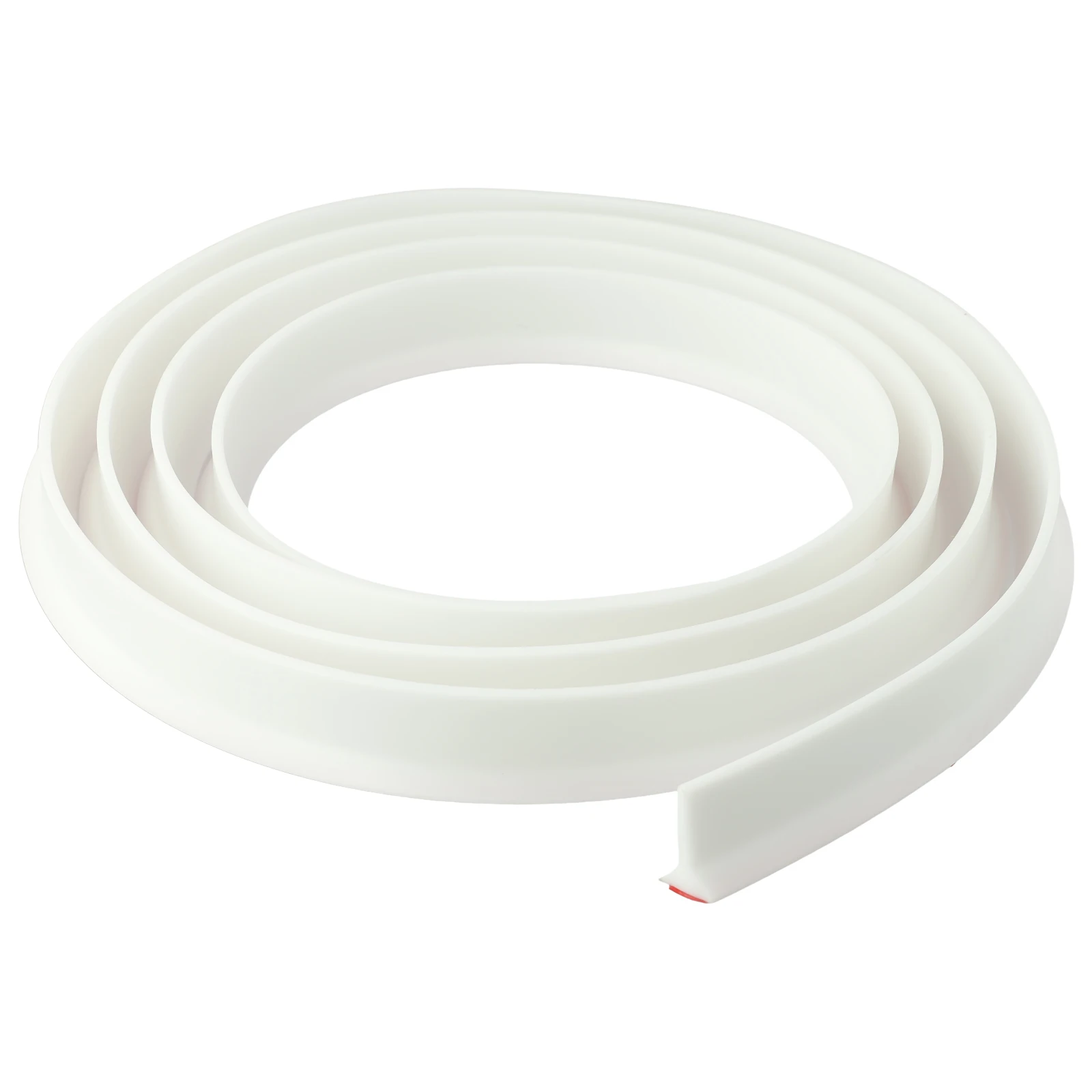 100-300CM Rubber Silicone Shower Barrier Water Stopper Waterproof Strip For-for Curbless Showers Bathrooms Firmly Fixed Flexible