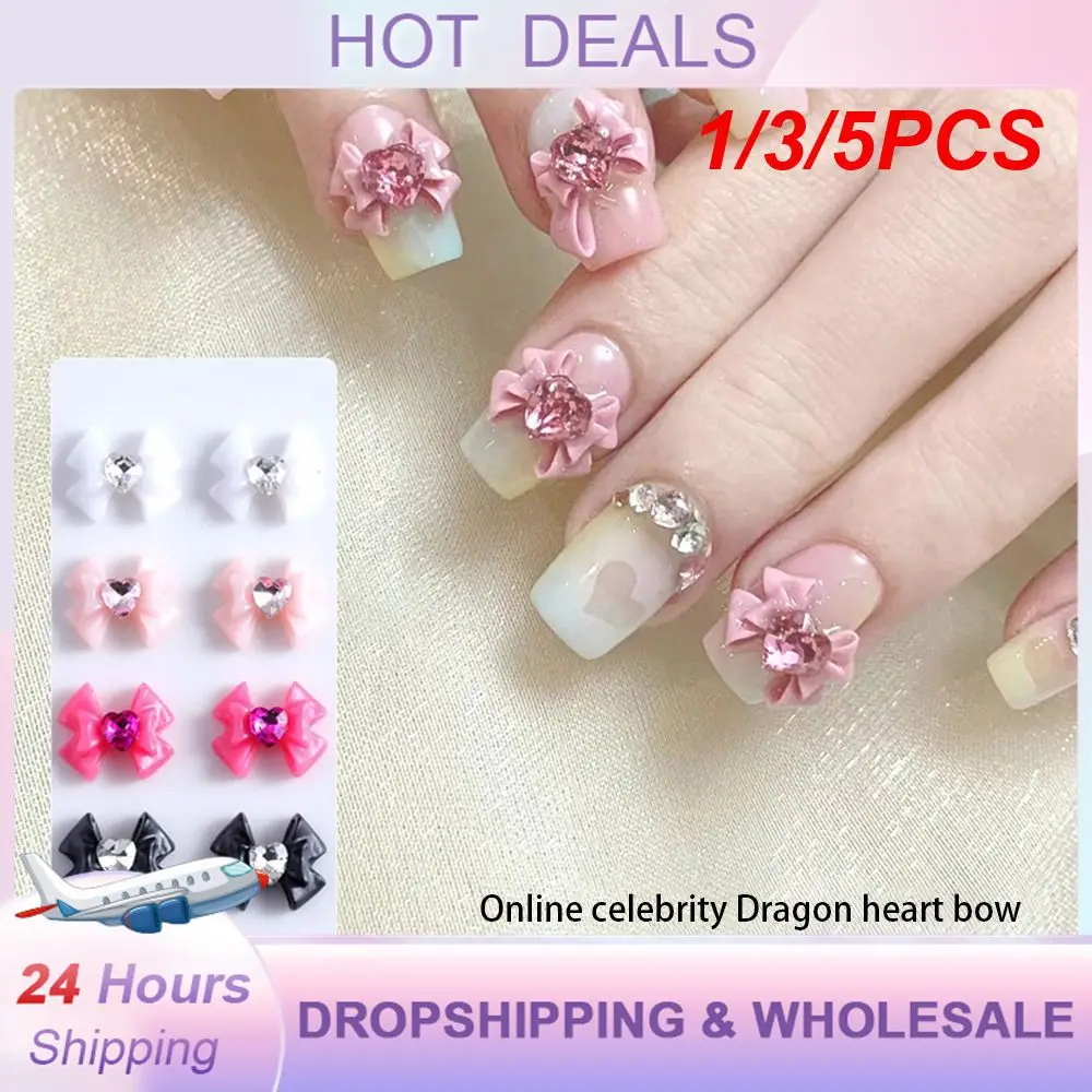 1/3/5PCS Colorful Eye-catching Intriguing Adorable Hot Decorative In-demand Unique Nail Jewelry For Fashion Lovers Nail Art