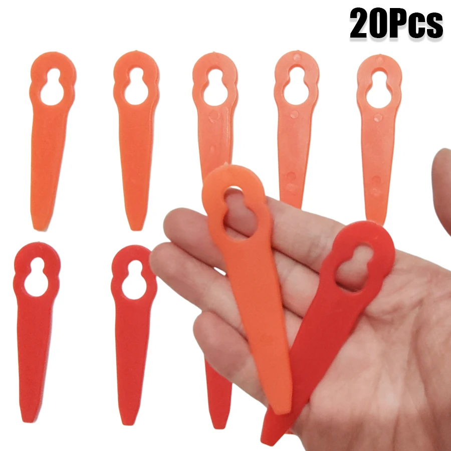 20pcs Plastic Blades Lawn Trimmer Accessories For STIHL FSA 45 Cordless Strimmer Grass Trimmer Mowing Heads Replacement Blades