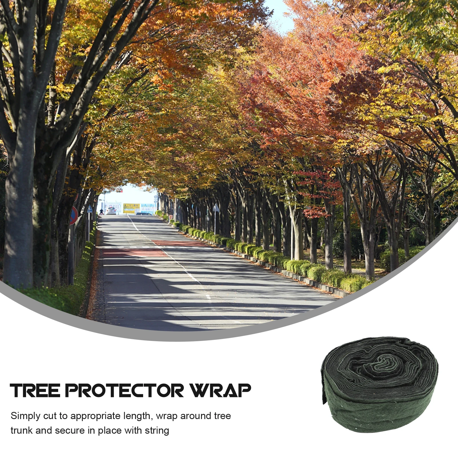 

2 Rolls Cold Proof Non Woven Wrapping Fabric Plant Covers Warm Keeping Sun Blocking Breathable Outdoor Tree
