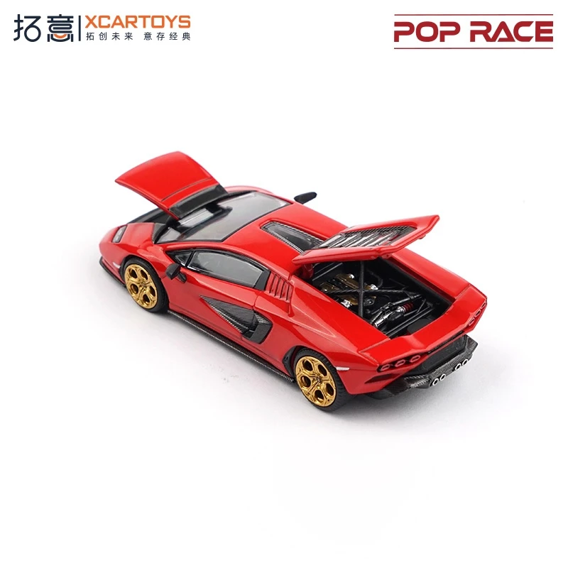 

1:64 Red LPl 800-4 ROSSO COUNTACH Diecast Collector's Vehicle Model Car