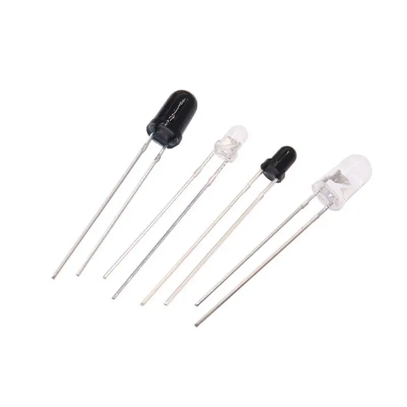10 Stück 3mm/5mm Infrarot-Sender-Empfänger-Röhre Transceiver-Diode Fernbedienung Signalübertragung – Detail 3