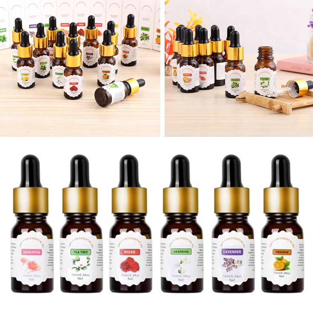 

10Ml Lemon Aromatherapy Essential Oil Water Soluble Humidifier Oil Air Purifying Odor Relaxing Romantic Mood Home