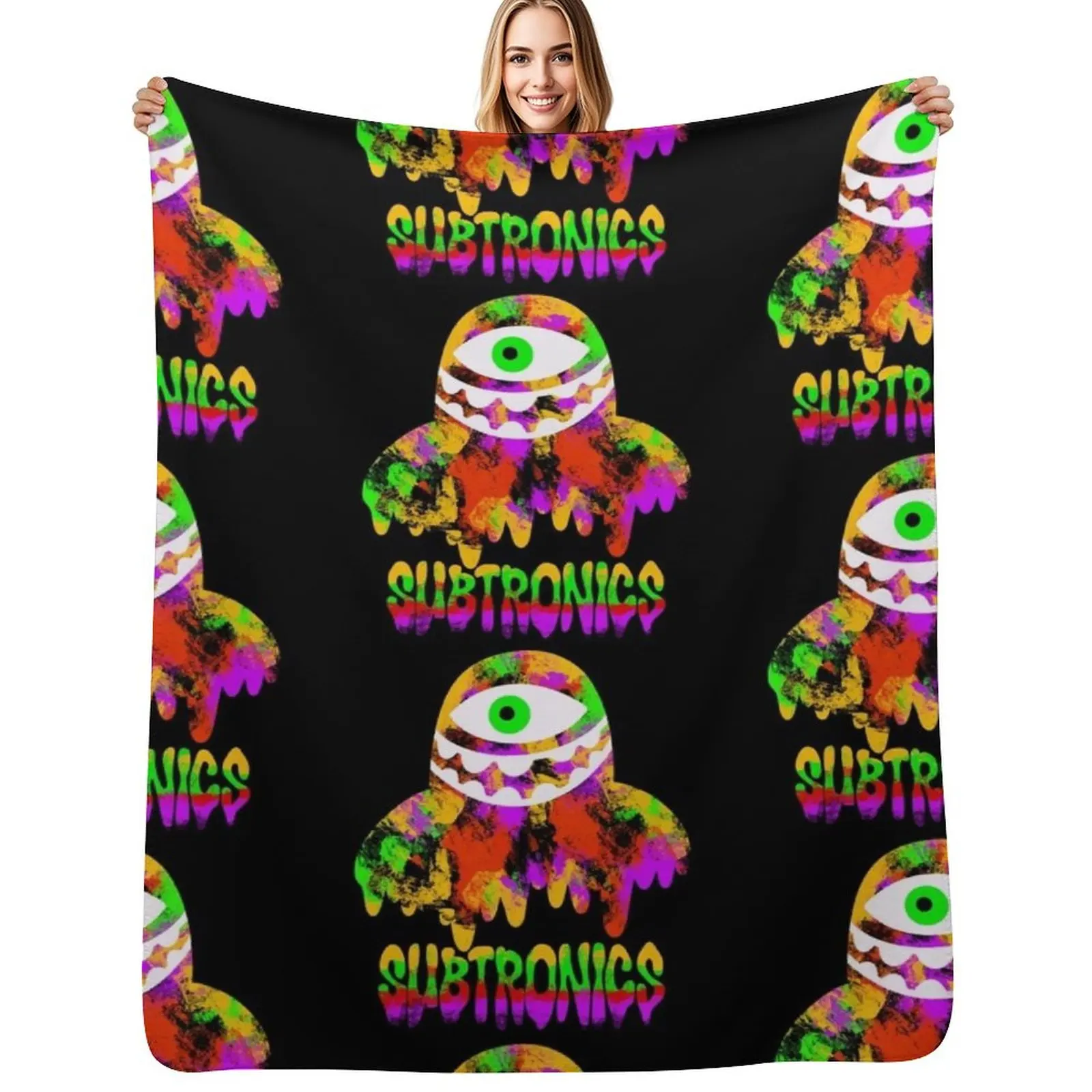 

Cyclops - Subtronics Throw Blanket Lightweight Cozy Blanket for Bed Sofa