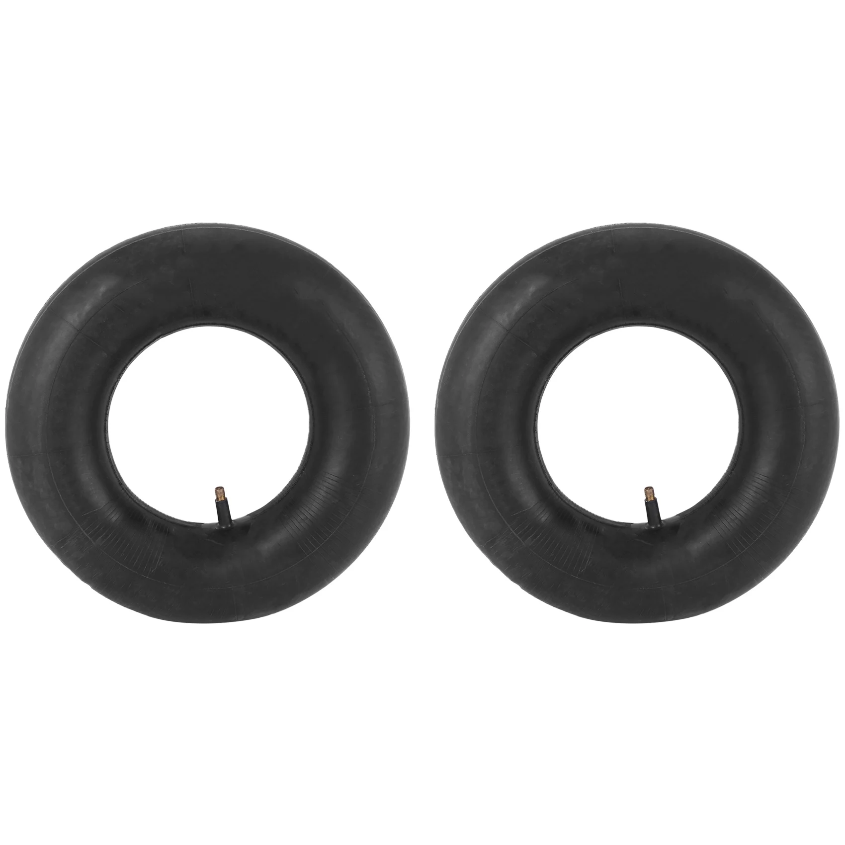 2 PCS 13 x 5.00-6 inch Heavy Duty Inner Tube with TR-13 Straight Valve Stem - for Wheelbarrows, Mowers, Hand Trucks