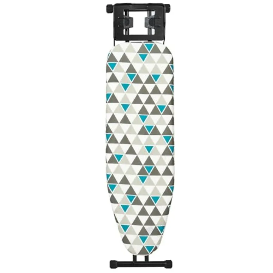 

Ironing Board 13x43 Extra Thick Heavy Duty Padded Cover Full Size Ironing Board with Iron Height Adjustable up to 36" Anti-Skid