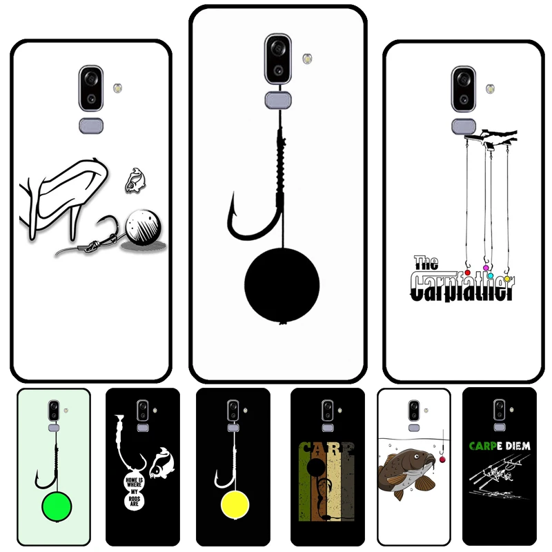 Carp Fishing Boilie Rig Hook For Samsung Galaxy A3 A5 J1 J3 J5 J7 2016 2017 J4 J6 A6 A8 Plus A7 A9 J8 2018 Phone Case