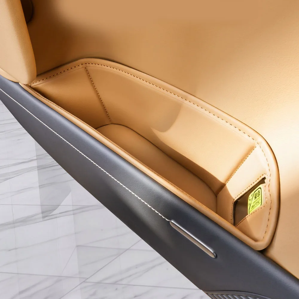 

4 Pcs Car Door Slot Storage Pocket For Xpeng GX 2026 Interior Modification Accessories Leather Protective Pad Scratch-resistant